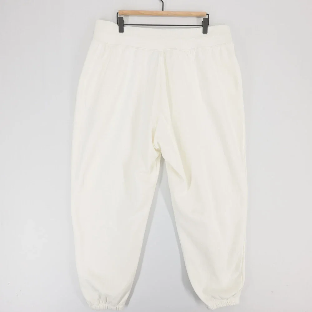 Nike Phoenix Fleece Sweatpants Womens XL Off White High Waisted Oversized